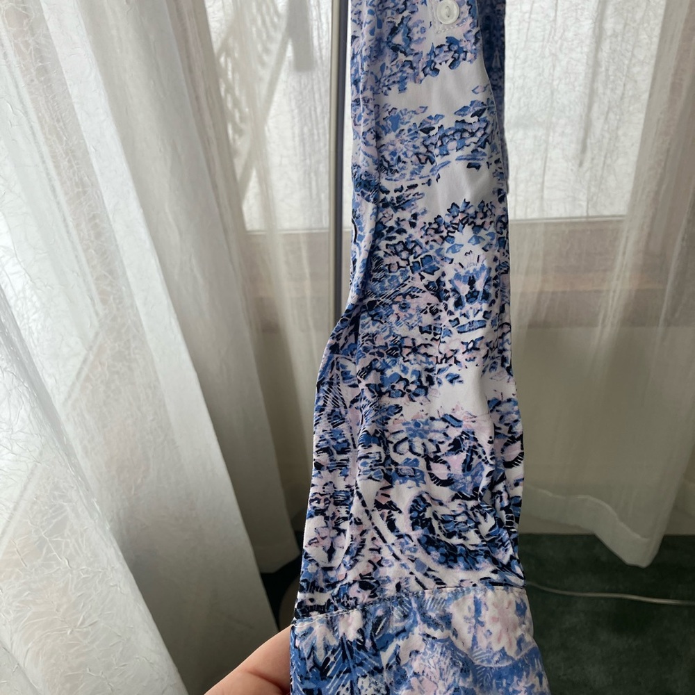 a.n.a Blue and White Dress - Picture 5 of 7